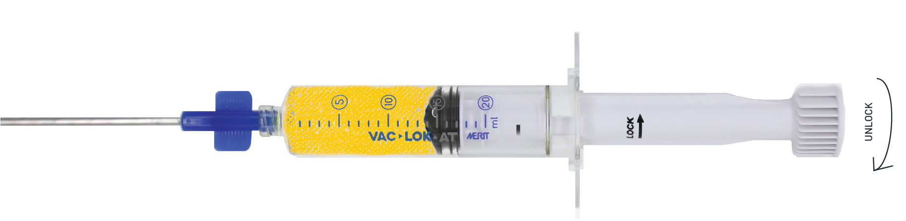 vacuum locking syringe