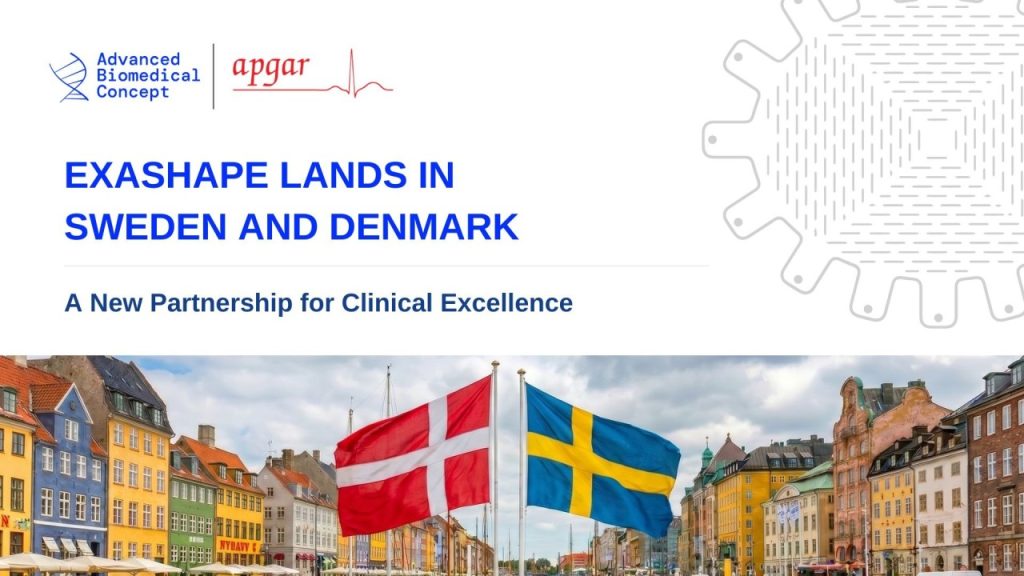 Exashape lands in sweden and denmark